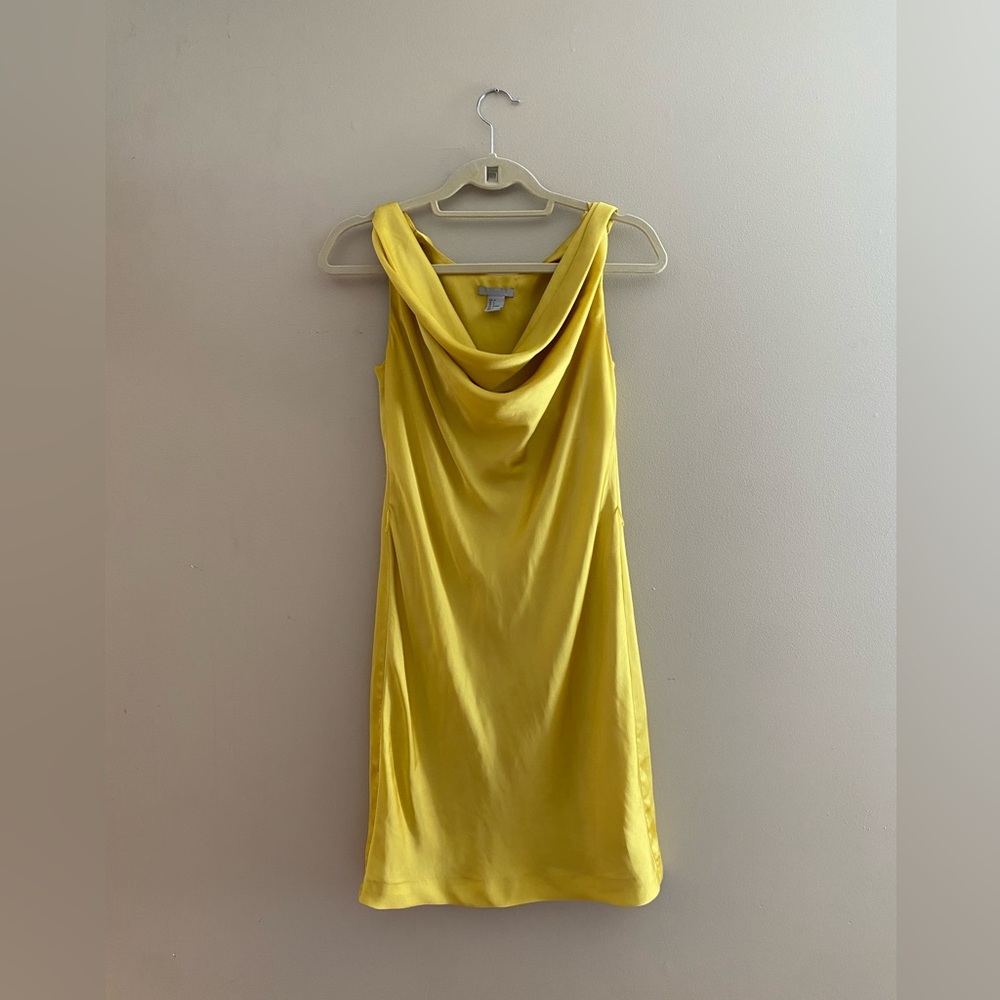 Gold cocktail dress